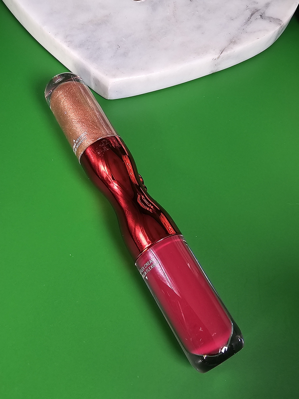ONE/SIZE Dual Lip Gloss — Hot Pink & Shimmering Champagne - Picture 2 of 2